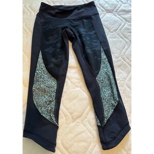 Women's Lululemon athletica blue capri legging size 4‎ with tag